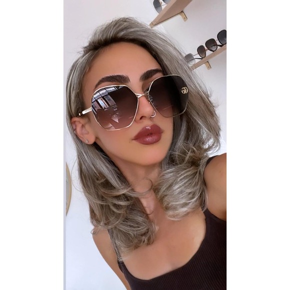 NEW Gucci GG0818SA Marmont Logo Sunglasses - Picture 2 of 8